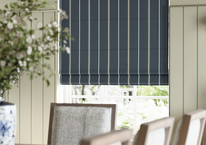 The British Stripe Co. Alfred, Polzeath No.1 - Twist&Fit Roman Blind - Image 5